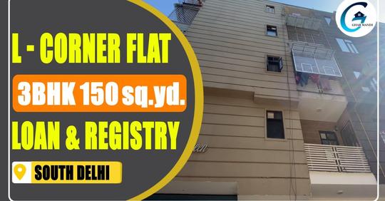 3 BHK Flat in South Delhi Near Metro Station​