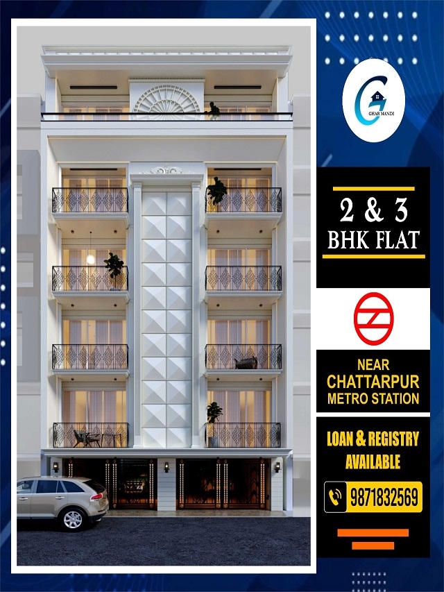 Registry Flats Near Chattarpur Metro